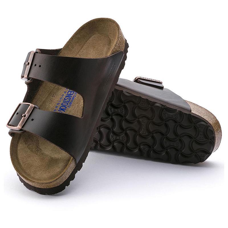 Arizona Birkenstock Soft Footbed Amalfi Kozene Damske Hnede | SK 32UZG